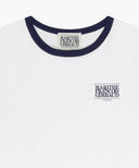 KIDS SMALL CLASSIC LOGO RINGER TEE IN WHITE image 3