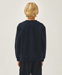 KIDS BALLOON BEAR SWEATSHIRT IN NAVY image 3