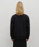 CLASSIC LOGO HALF ZIPUP SWEATSHIRT IN BLACK image 3