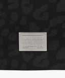 CLASSIC LOGO PATTERN CANVAS SHOULDER BAG IN BLACK image 4