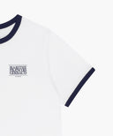 KIDS SMALL CLASSIC LOGO RINGER TEE IN WHITE image 4
