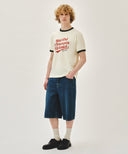 M BERMUDA DENIM PANTS IN BLUE image 4