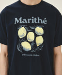 AEROCOOL LEMON GRAPHIC TEE IN NAVY image 4