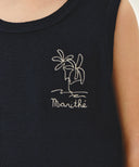 KIDS TERRY SLEEVELESS+PANTS SET-UP IN NAVY image 4