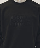 CLASSIC LOGO EMBROIDERY SWEATSHIRT IN BLACK BLACK image 4