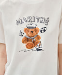 MARINE DRAWING DOODLE GRAPHIC TEE IN WHITE image 4