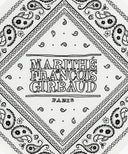 CLASSIC LOGO BANDANA SCARF IN WHITE image 3