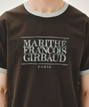 AEROCOOL CRACK CLASSIC LOGO RINGER TEE IN BROWN image 4