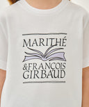 KIDS BOOK CLASSIC LOGO AEROCOOL TEE IN WHITE image 4