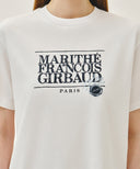 STAMP CLASSIC LOGO TEE IN WHITE image 4