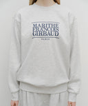 CLASSIC LOGO SWEATSHIRT IN LIGHT HEATHER GREY image 10