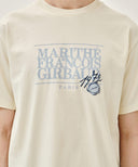 STAMP CLASSIC LOGO TEE IN CREAM image 4