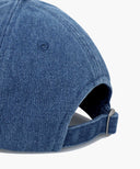 KIDS CLASSIC LOGO DENIM BALL CAP IN BLUE image 4