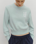MARITHÉ SPORT W M+FG LOGO CROP PULLOVER IN SKY BLUE image 4