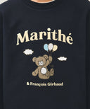 KIDS BALLOON BEAR SWEATSHIRT IN NAVY image 4