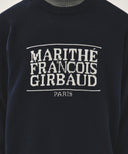 CLASSIC LOGO KNIT PULLOVER IN NAVY image 4