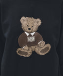 DOODLE BEAR SWEATSHIRT IN NAVY image 4