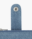 REGULAR LOGO PEANUT KEYRING WALLET IN BLUE image 4