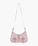 REGULAR LOGO 2WAY HOBO BAG IN PINK image 8