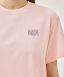 AEROCOOL SMALL CLASSIC LOGO TEE IN PINK image 4