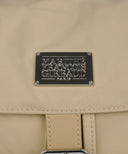 CLASSIC LOGO SMALL BACKPACK IN BEIGE image 4