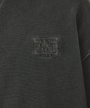 OUTLINE CLASSIC LOGO DYEING OVERSIZED SWEATSHIRT IN CHARCOAL GREY image 4
