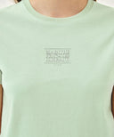 W SMALL CLASSIC LOGO TEE IN LIGHT GREEN image 4