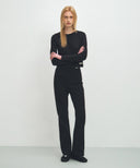 W BASIC CROP LONG SLEEVE IN WHITE image 5