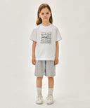 KIDS BOOK CLASSIC LOGO AEROCOOL TEE IN WHITE image 5