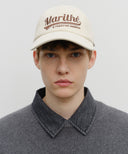 VINTAGE BASEBALL GRAPHIC CAP IN IVORY image 5