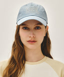 DRAWING CLASSIC LOGO NYLON CAP IN SKY BLUE image 5