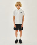 KIDS SMALL CLASSIC LOGO PK TEE IN WHITE image 5