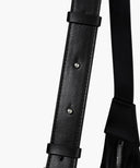 CLASSIC LOGO ROUND SHOULDER BAG IN BLACK image 5