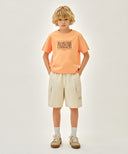 KIDS CLASSIC LOGO TEE IN ORANGE image 5