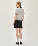 W VINTAGE CLASSIC LOGO SWEAT SHORTS IN BLACK image 5