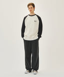 SMALL CLASSIC LOGO COLOR BLOCK SWEATSHIRT IN CHARCOAL GREY image 5