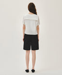 W BERMUDA HALF PANTS IN BLACK image 5