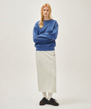 OUTLINE CLASSIC LOGO DYEING OVERSIZED SWEATSHIRT IN BLUE image 5