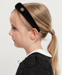 KIDS W CIRCLE LOGO HAIR BAND IN RED image 5