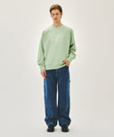 CLASSIC LOGO EMBROIDERY SWEATSHIRT IN LIGHT GREEN image 5