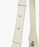 CLASSIC LOGO ROUND SHOULDER BAG IN LIGHT BEIGE image 5