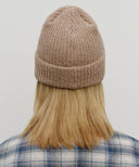 CLASSIC LOGO NEP BEANIE IN LIGHT BROWN image 5