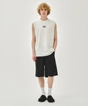 SORONA COOL SMALL CLAASIC LOGO SLEEVELESS IN IVORY