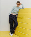 MARITHÉ SPORT W M+FG LOGO CROP PULLOVER IN SKY BLUE image 5