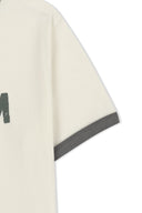 MATIN LOGO RINGER CROP TOP IN CREAM image 16