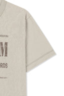 LETTERING GRAFFITI CREASE TOP IN BEIGE image 14