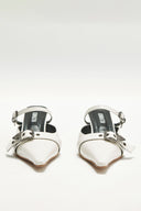 BELTED STILETTO MULE IN IVORY image 2