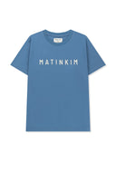 APPLIQUE FELT LOGO TOP IN BLUE image 1
