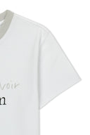 TONAL RIB LOGO CROP TOP IN WHITE image 4
