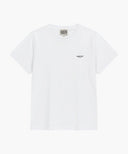 W SMALL REGULAR LOGO TEE IN WHITE image 6